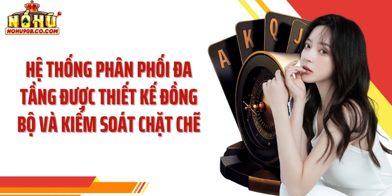 Hệ thống phân phối đa tầng được thiết kế đồng bộ và kiểm soát chặt chẽ